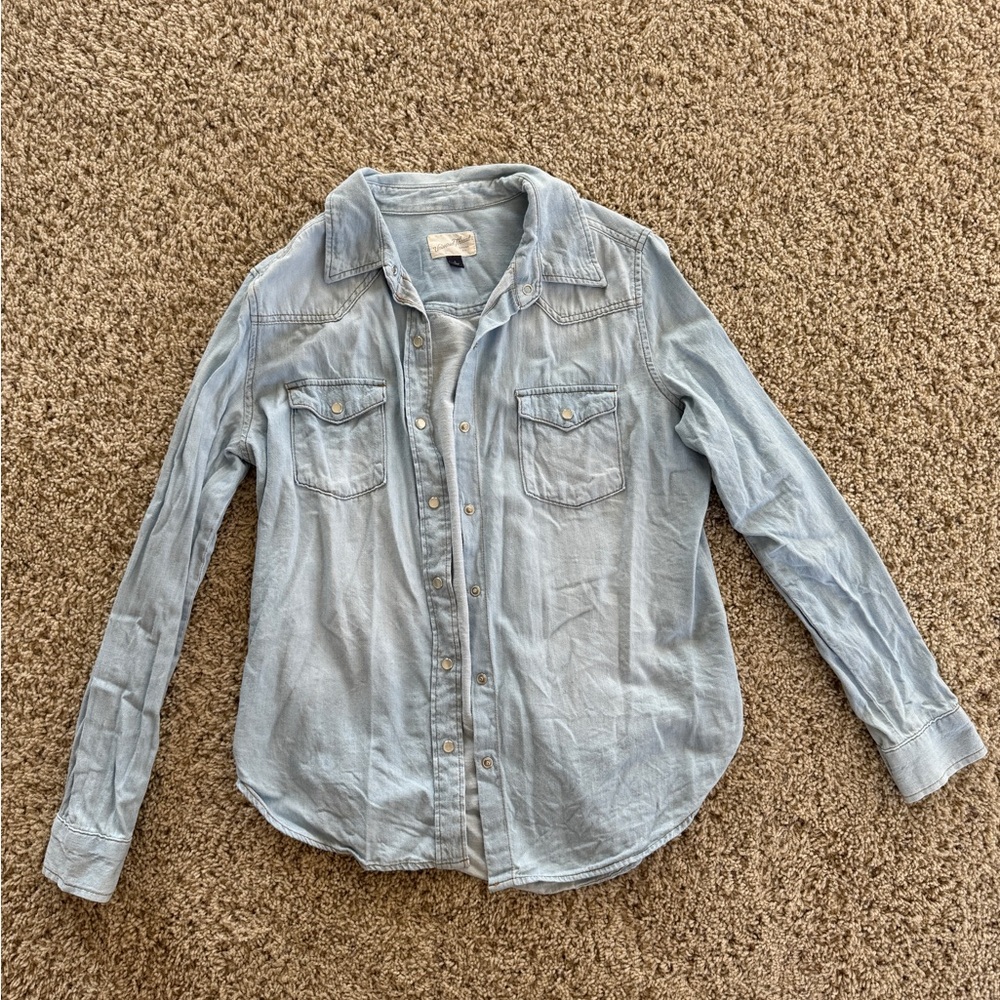 Target Oversized Jean Shirt